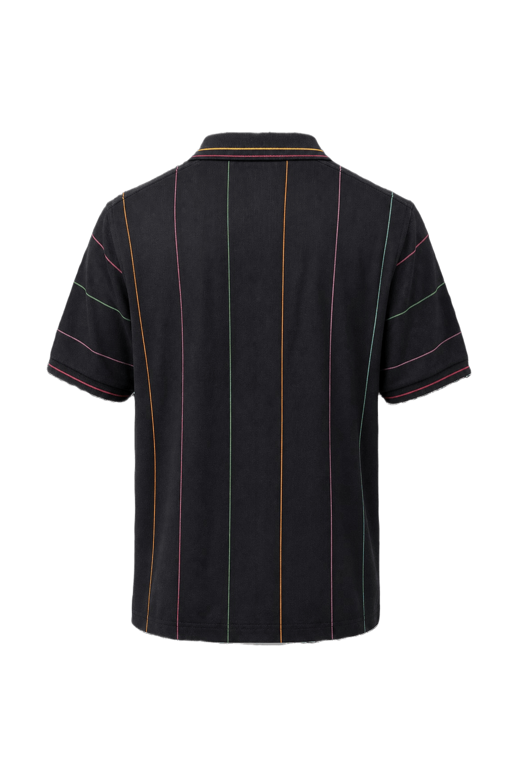 1980s Navy Blue Cotton Polo - Back View