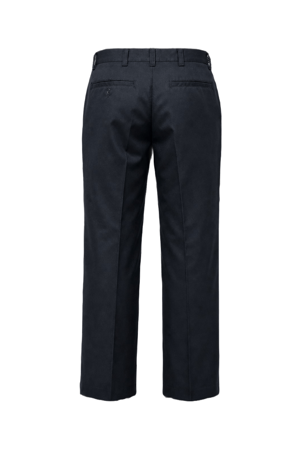 1980s Black Cotton Trousers - Back View