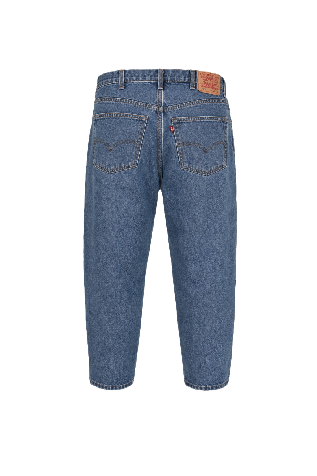 1980s Blue Denim Jeans - Back View