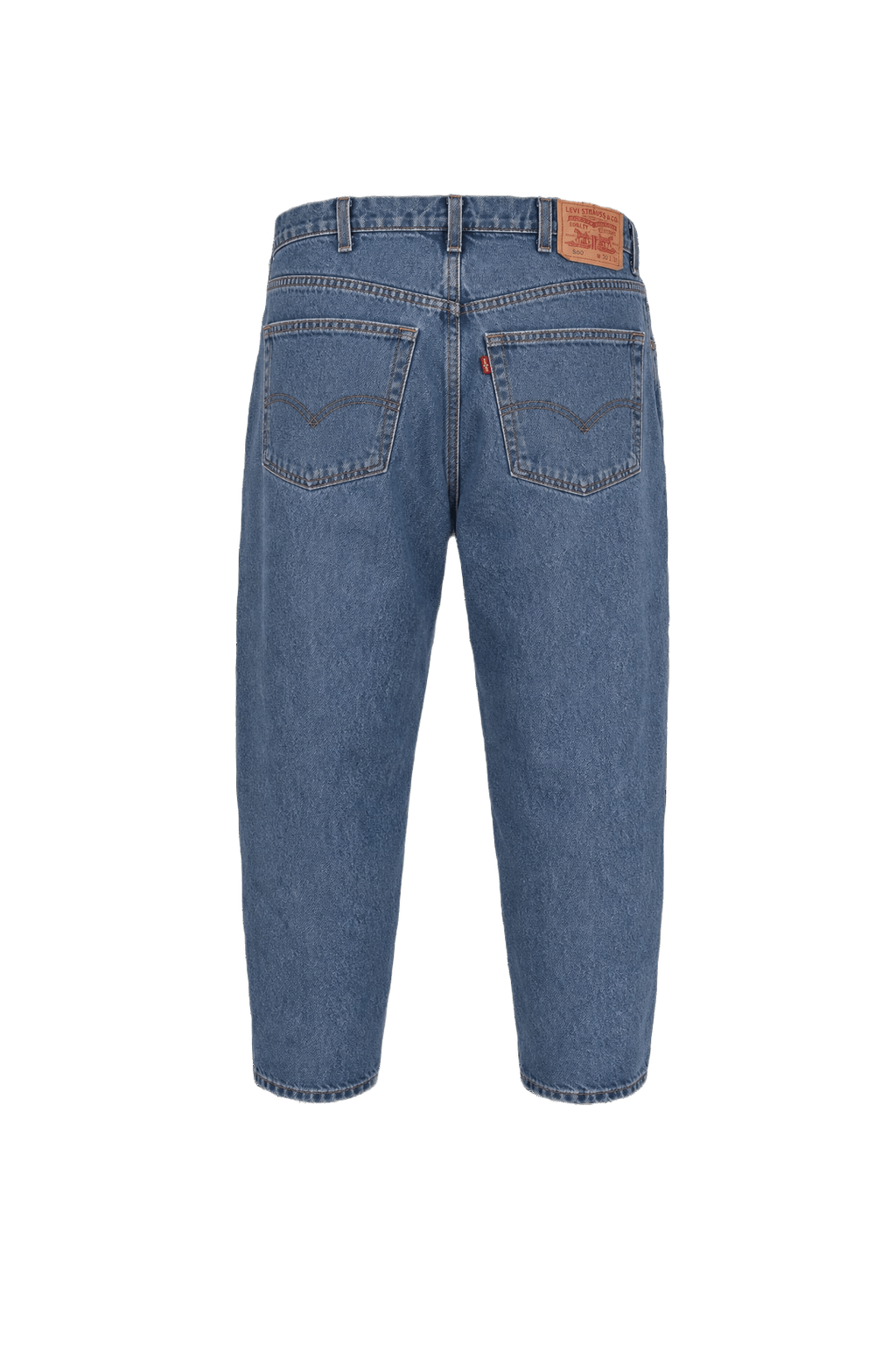 1980s Blue Denim Jeans - Back View