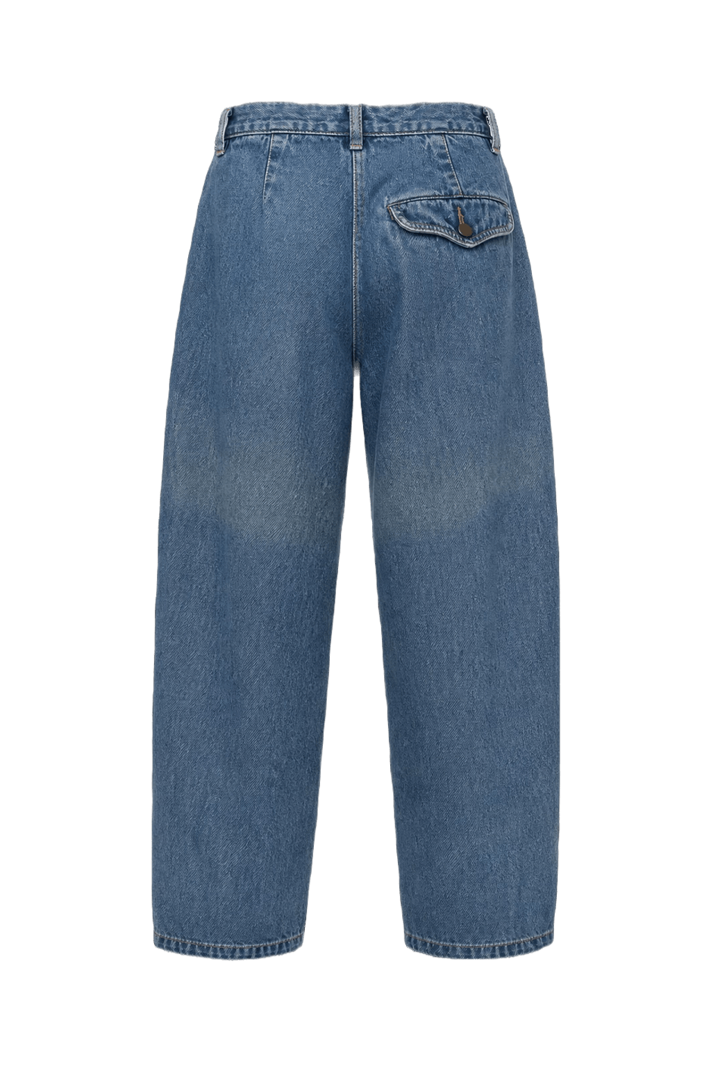 1980s Light Blue Denim Jeans - Back View