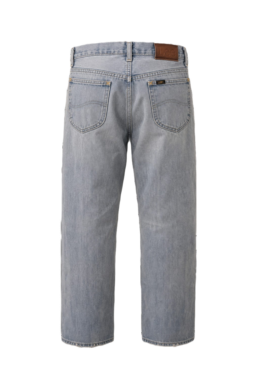 1990s Light Blue Denim Jeans - Back View
