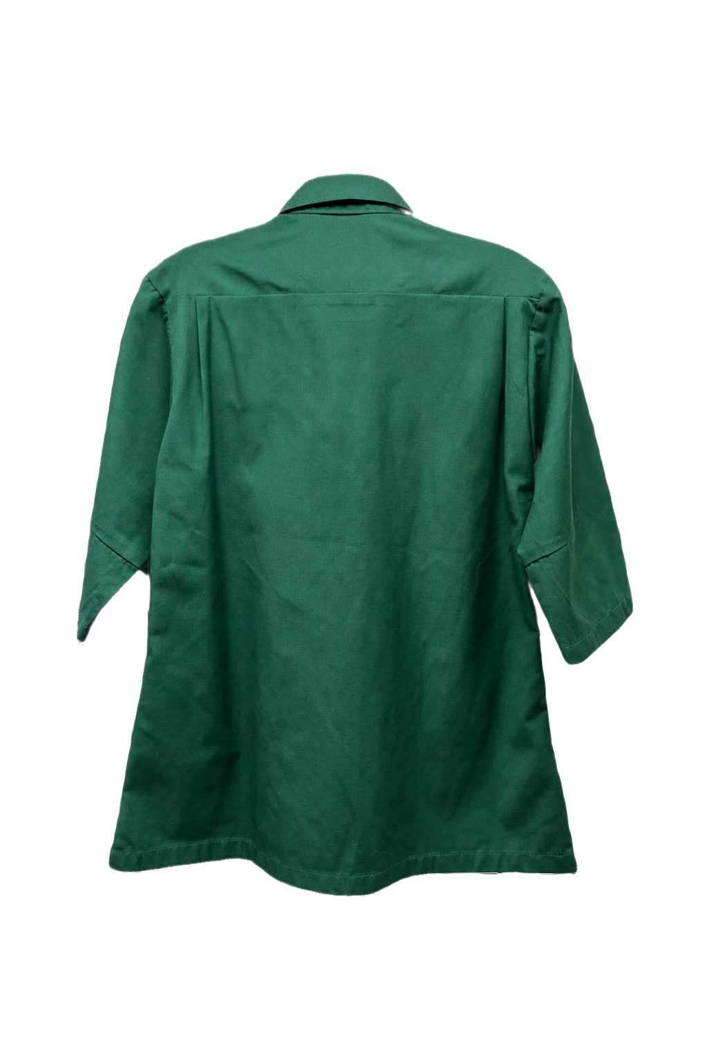 1970s Green Cotton Jacket - Back View