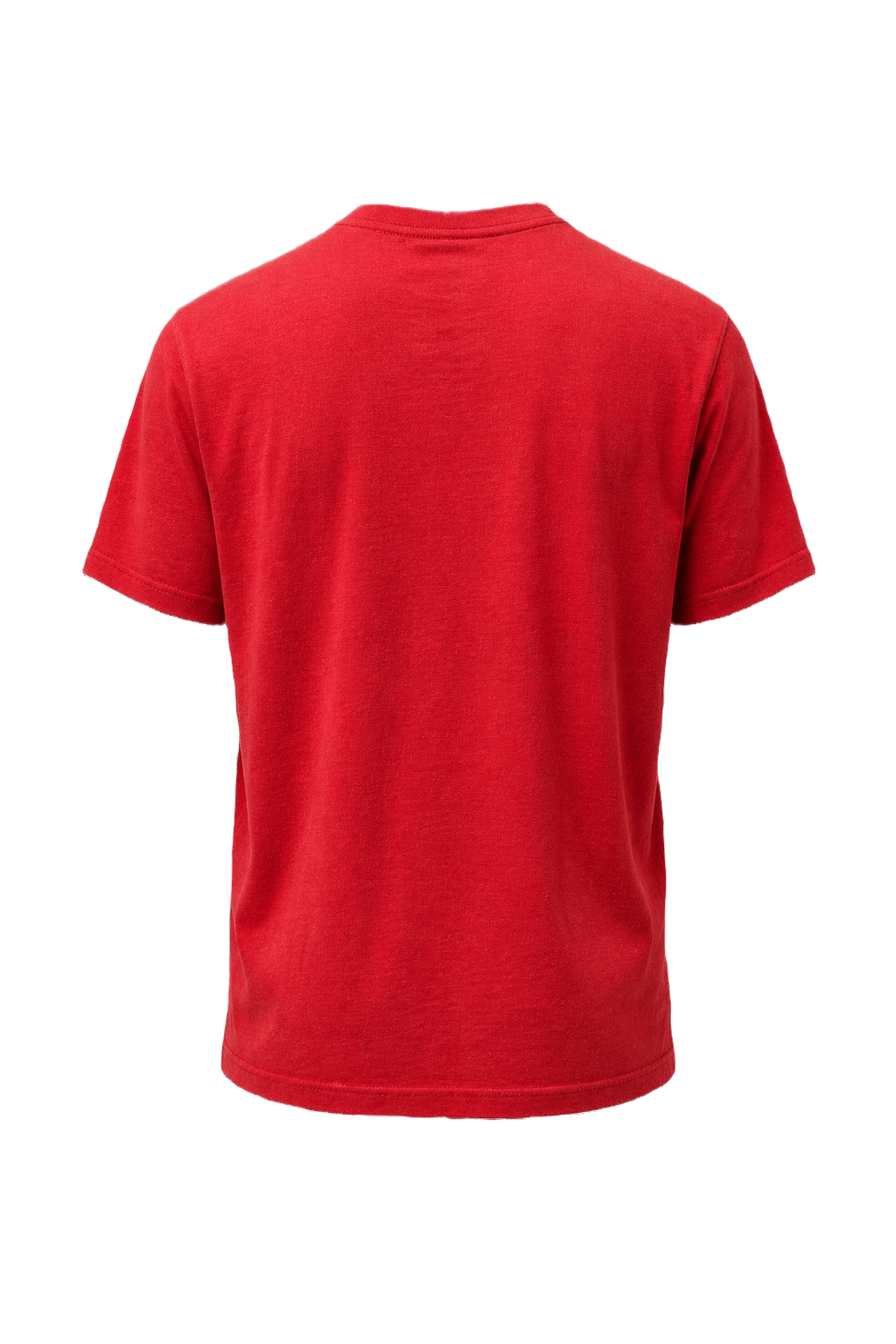 1990s Red Cotton T-Shirt - Back View