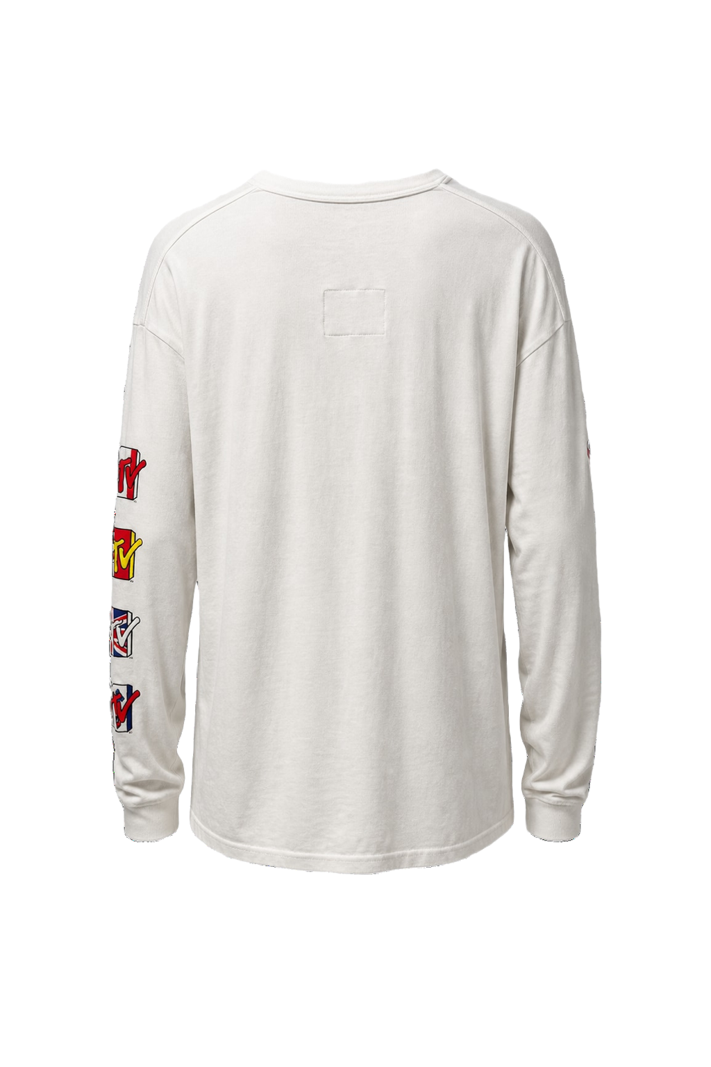 1990s White Cotton T-Shirt - Back View