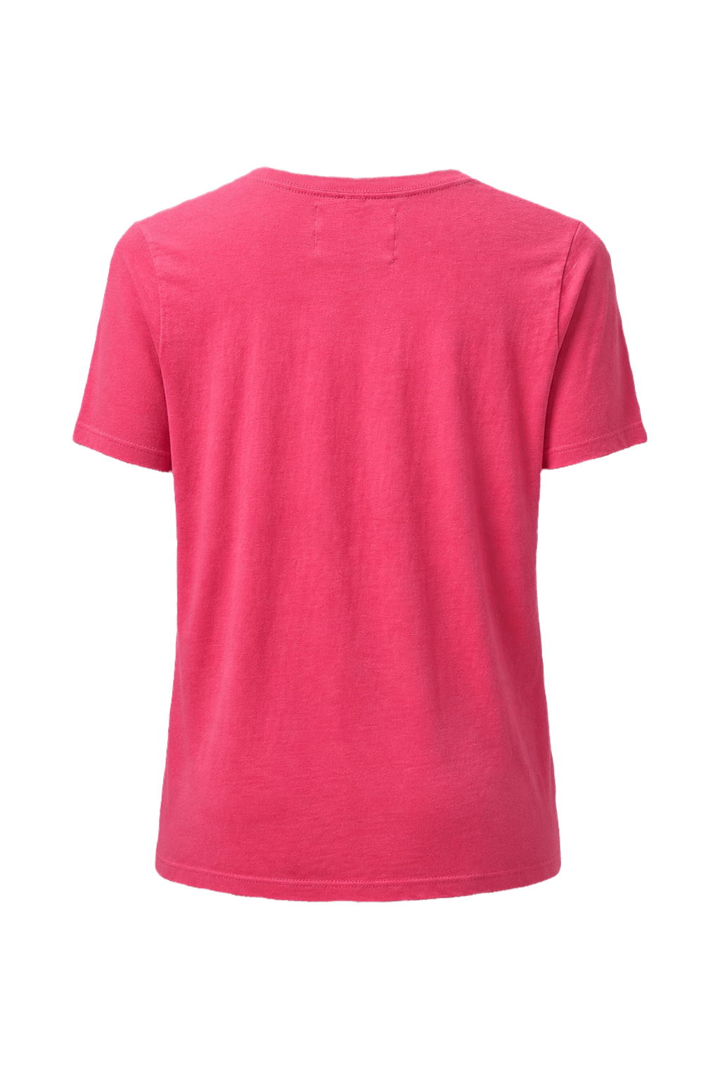 1990s Bright Pink Cotton T-Shirt - Back View