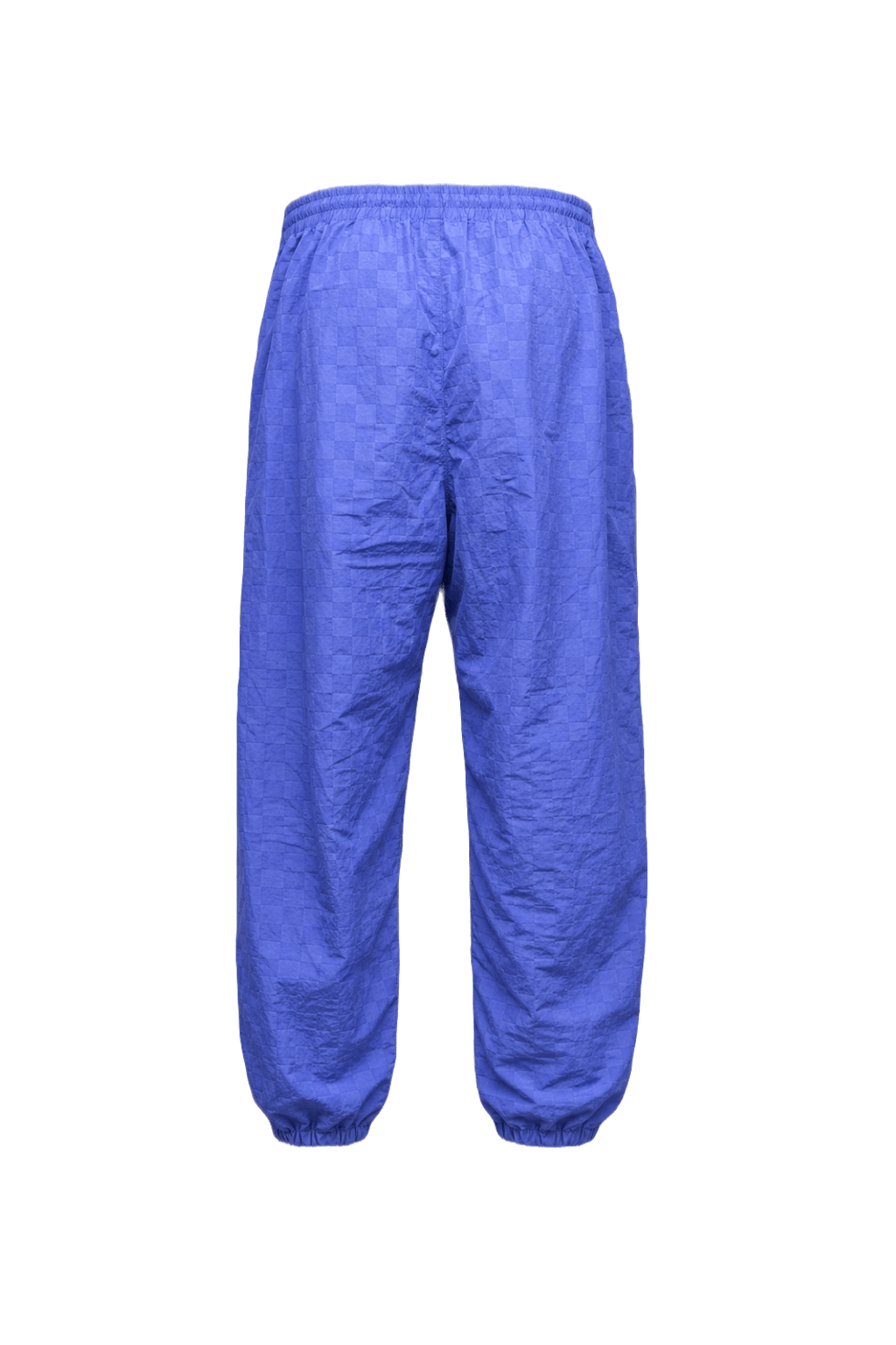 1990s Blue Nylon Pants - Back View