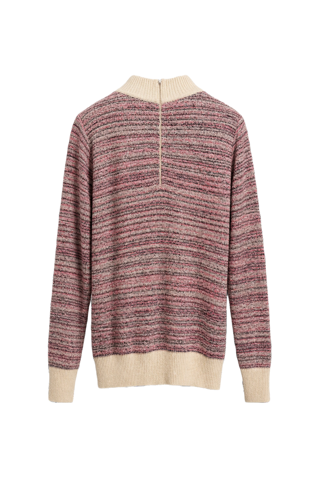 1960s Pink Synthetic Blend Sweater - Back View