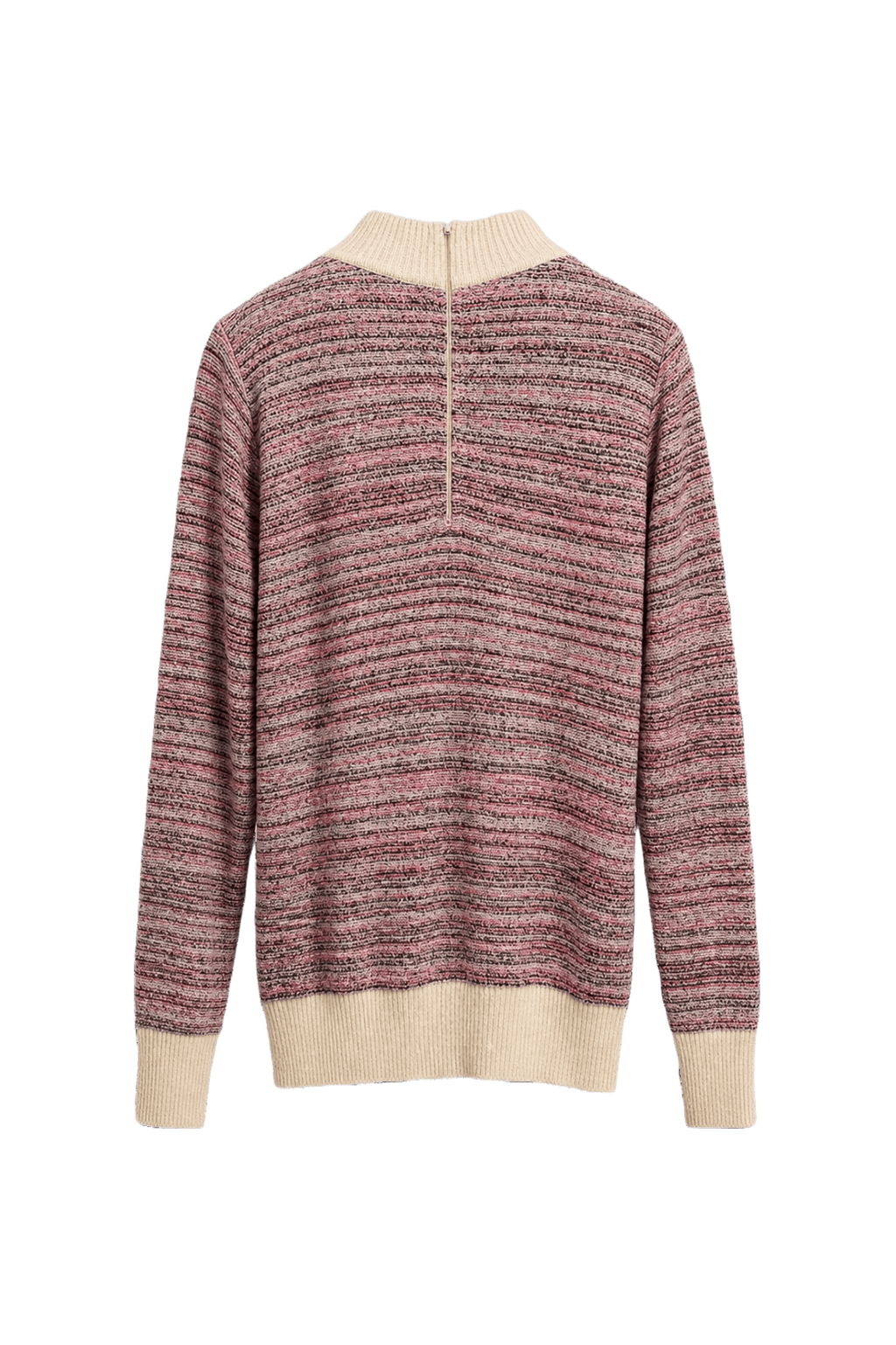 1960s Pink Synthetic Blend Sweater - Back View