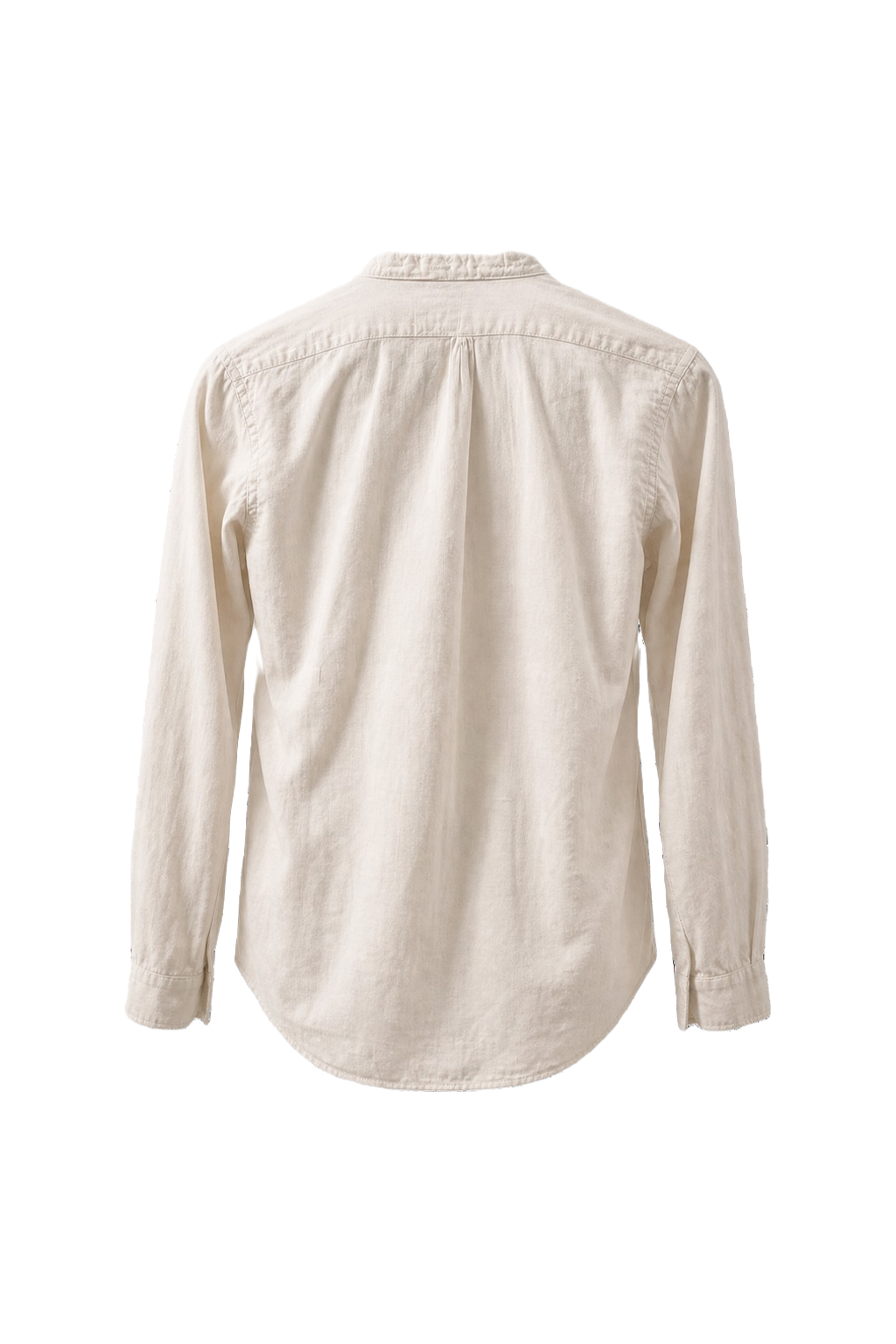 1970s White Cotton Shirt - Back View