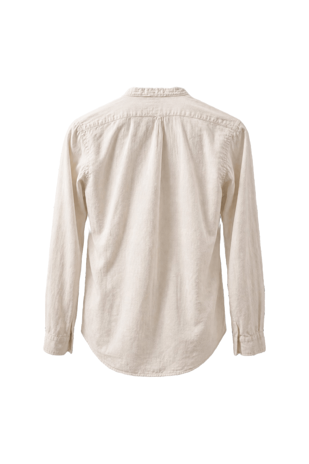 1970s White Cotton Shirt - Back View