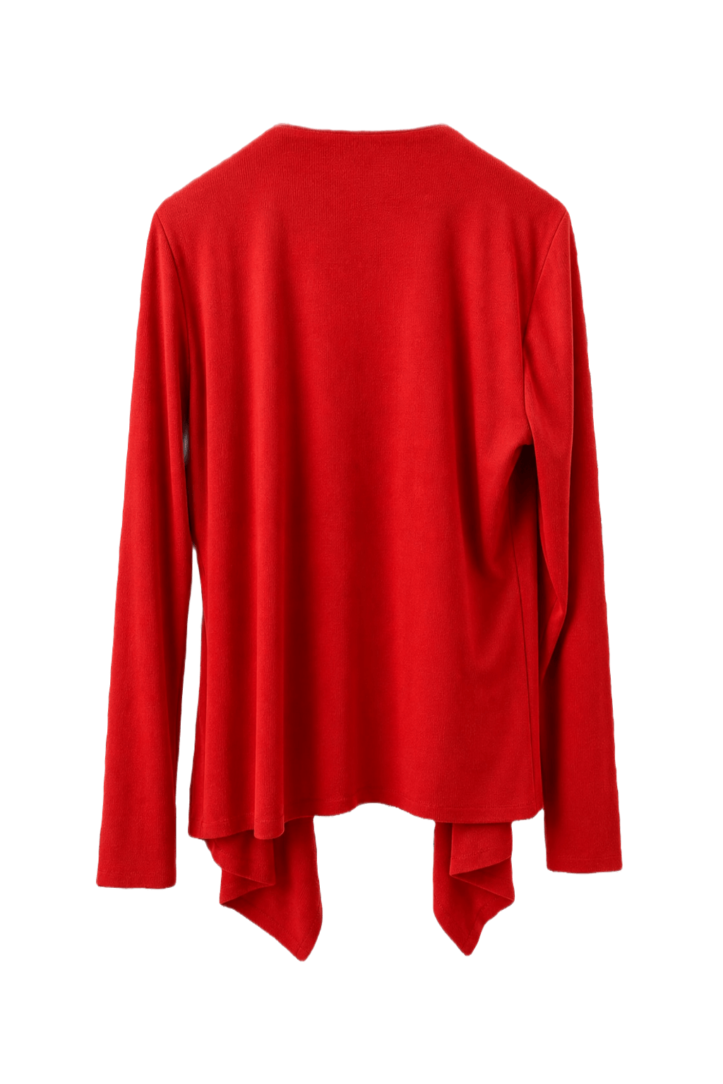 1990s Red Knit Cardigan - Back View