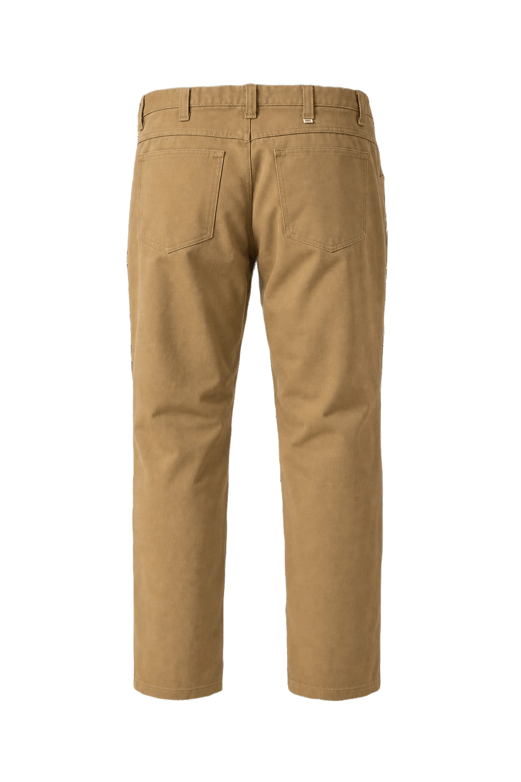 1990s Beige Cotton Blend Pants - Back View