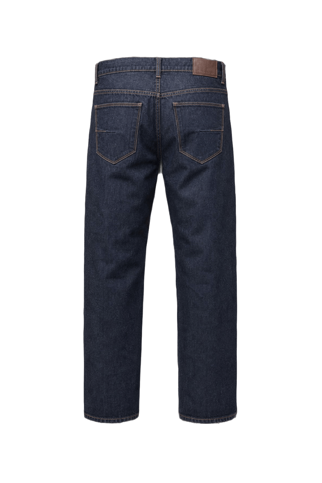 1990s Dark Blue Denim Jeans - Back View
