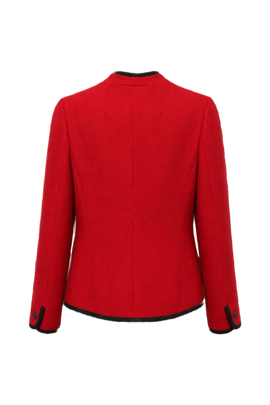 1980s Red Wool Jacket - Back View