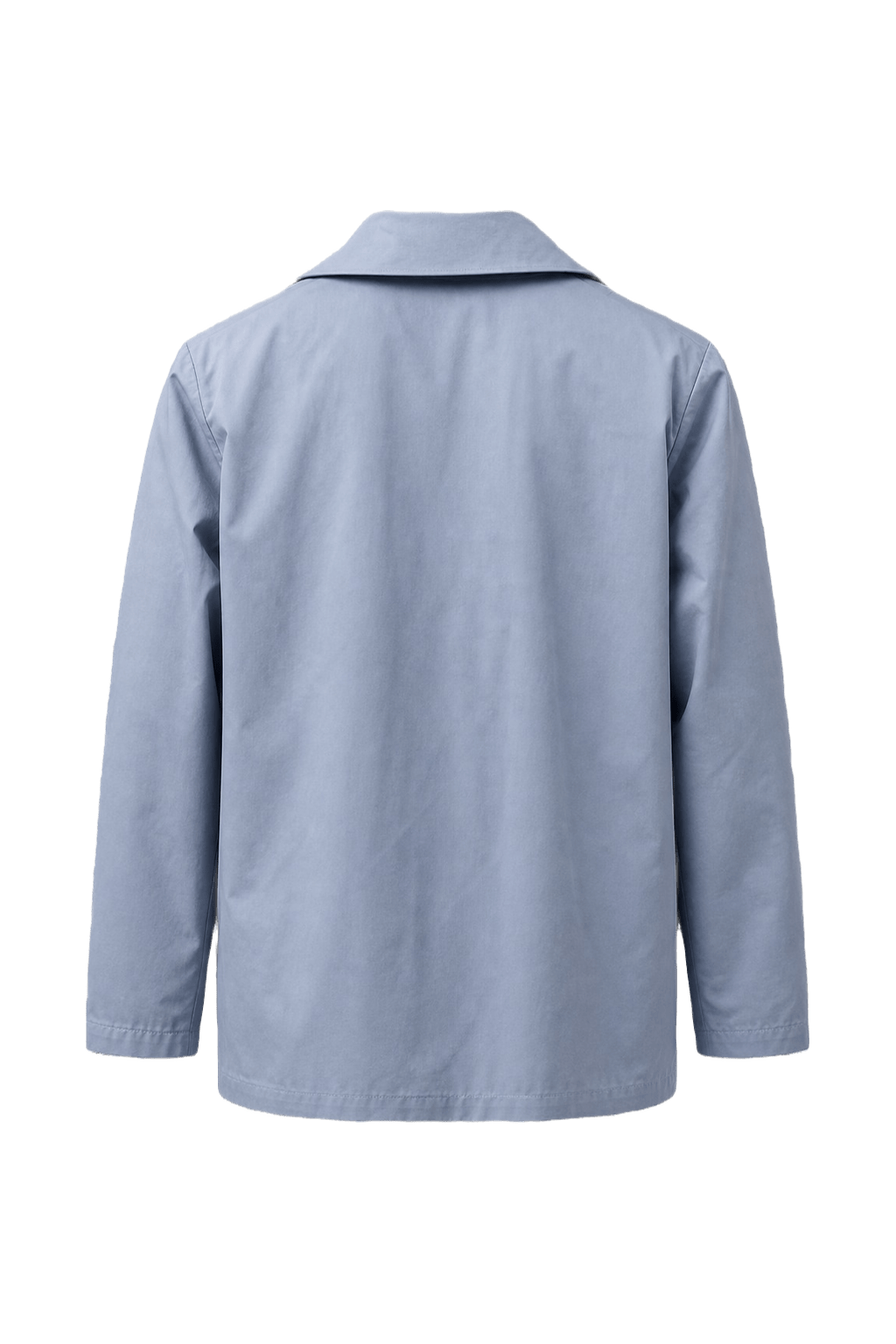 1960s Light Blue Cotton Jacket - Back View