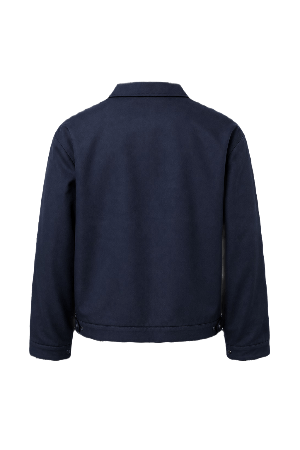 1960s Navy Blue Cotton Jacket - Back View