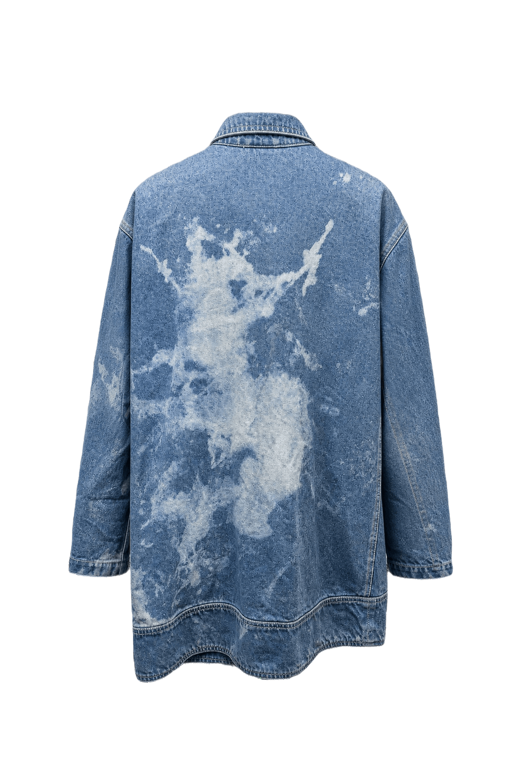 1970s Blue Denim Jacket - Back View