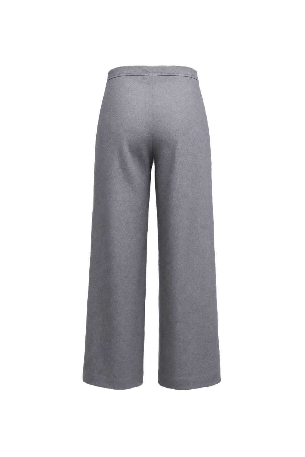 1960s Gray Polyester Blend Pants - Back View