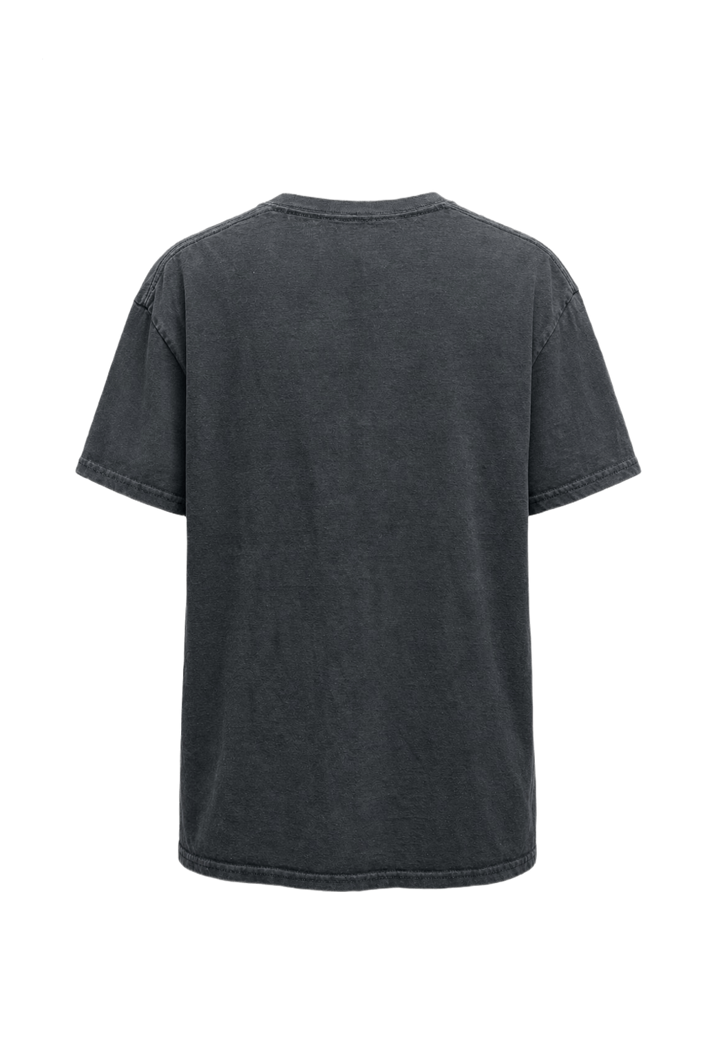 1990s Black Cotton T-shirt - Back View