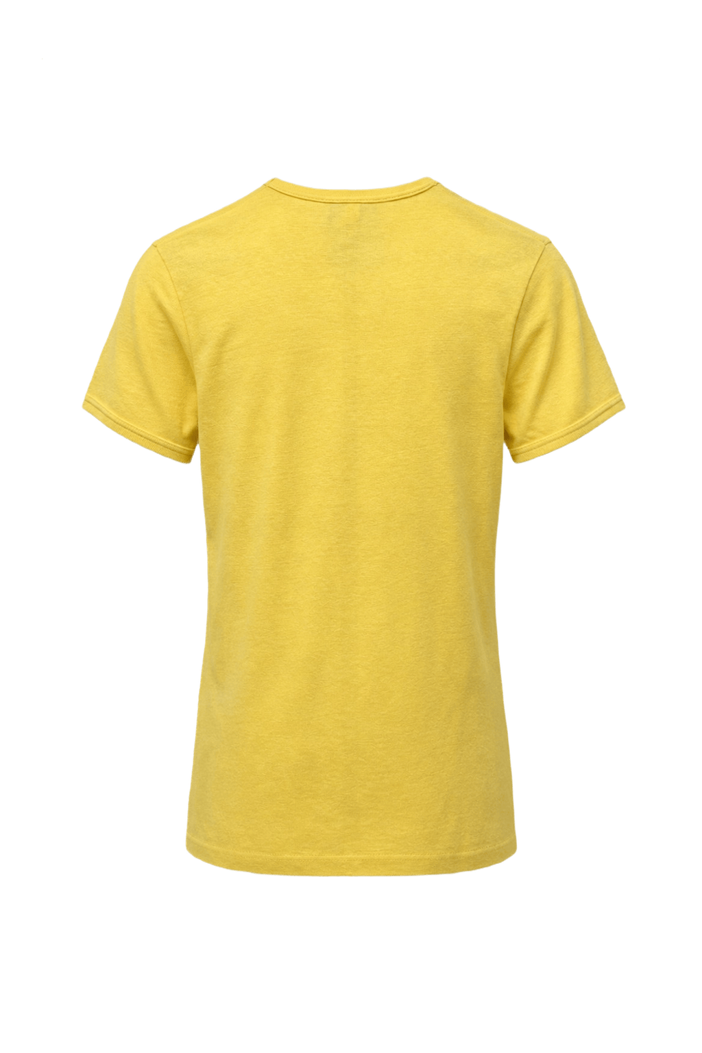 1970s Yellow Cotton Blend T-Shirt - Back View