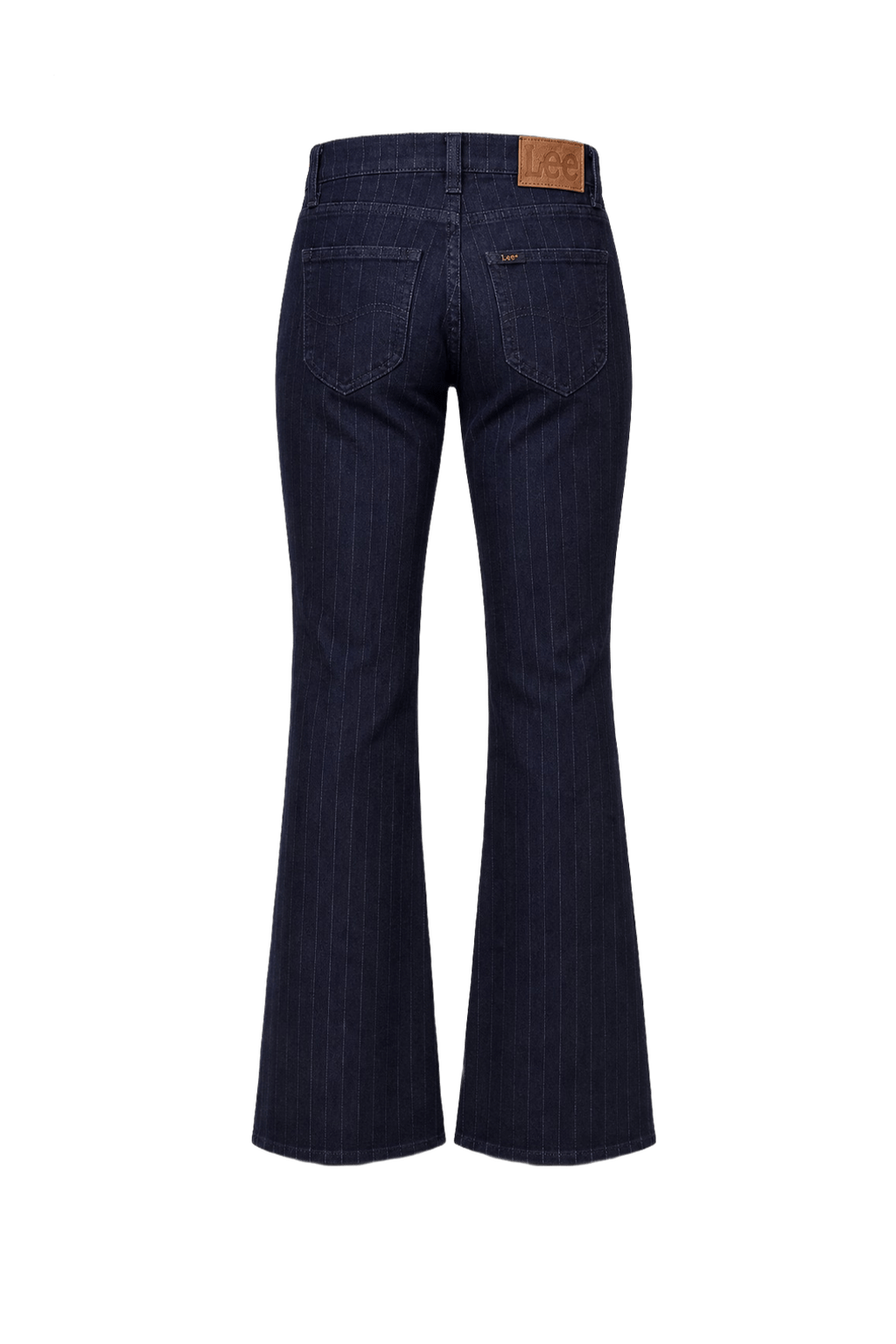 1970s Dark Navy Denim Trousers - Back View