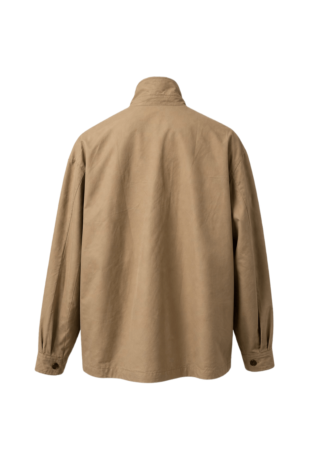 1990s Tan Cotton Blend Jacket - Back View