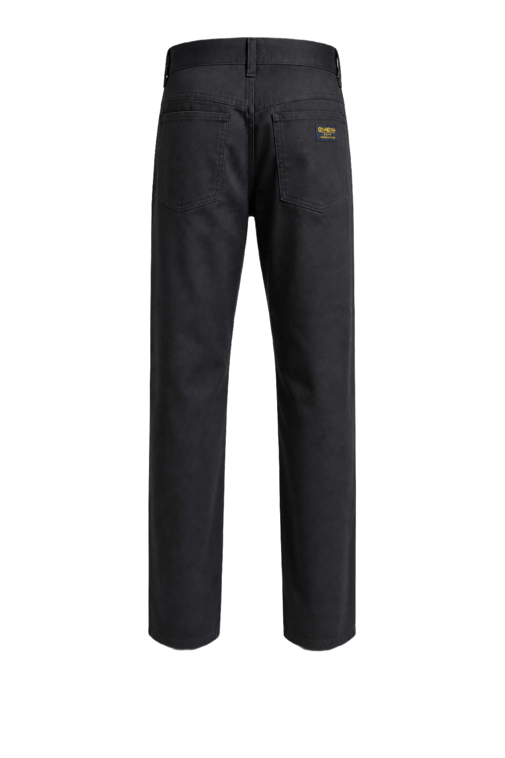 1960s Black Synthetic Blend Pants - Back View