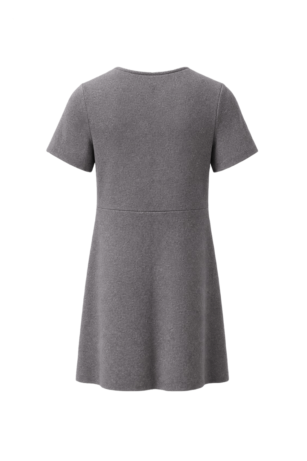 1960s Lavender Synthetic Blend Dress - Back View
