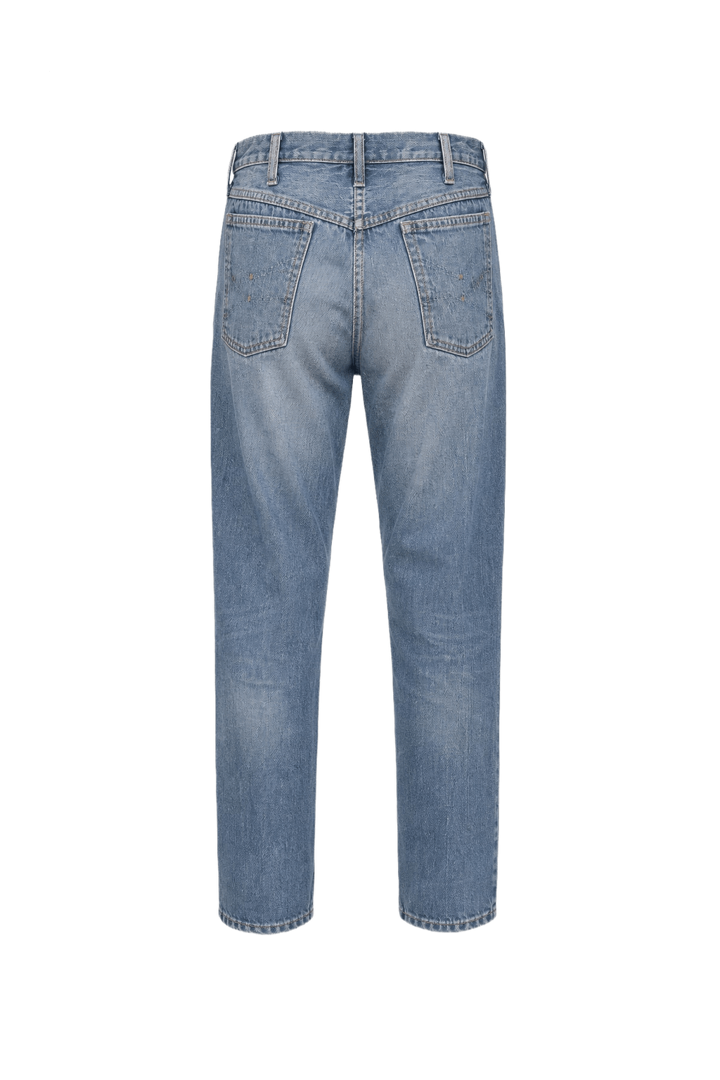 1980s Light Blue Denim Jeans - Back View