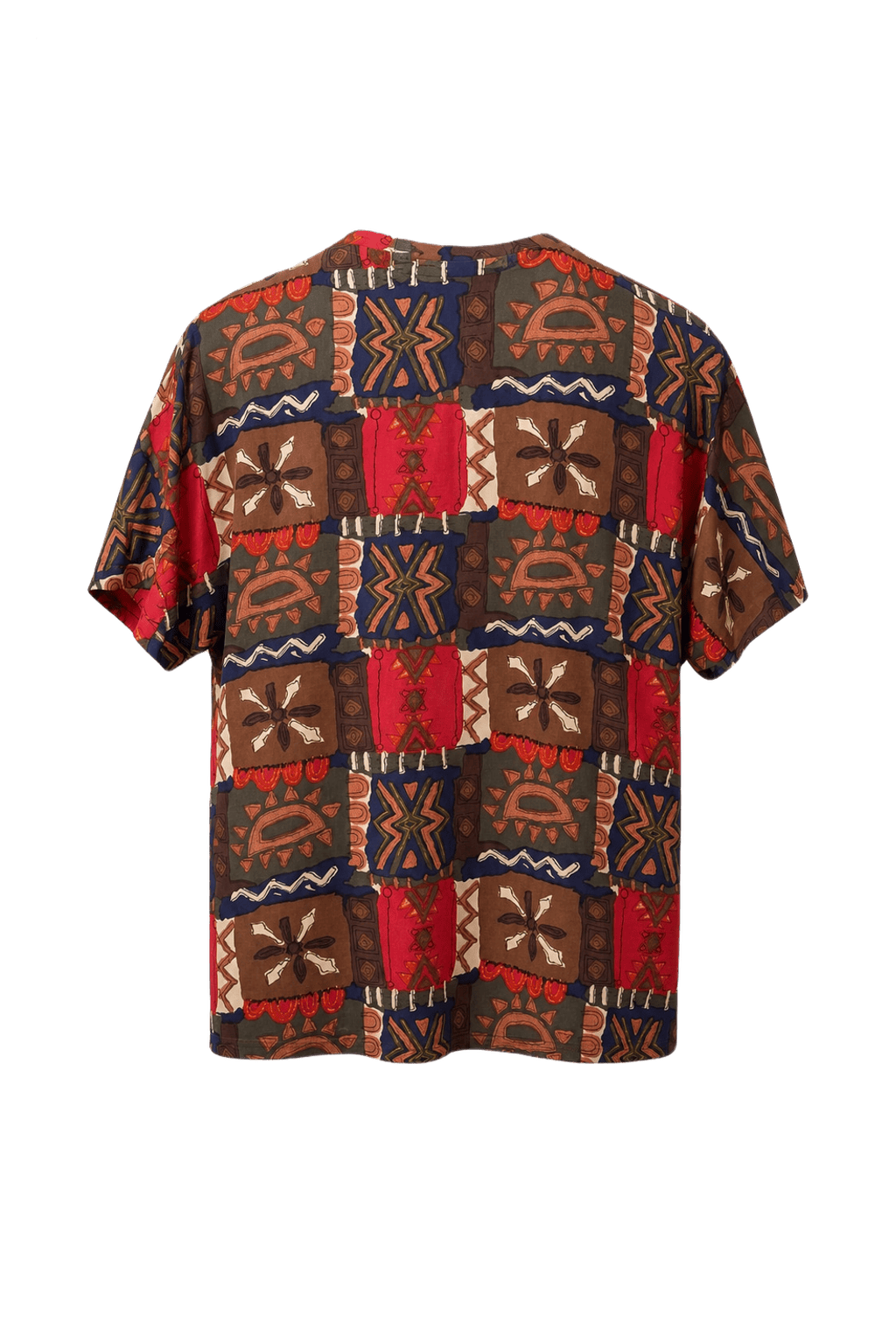 1980s Brown Cotton T-shirt - Back View
