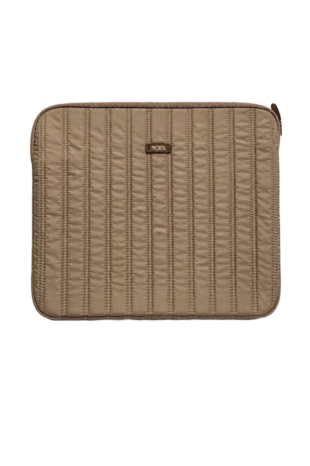 1990s Taupe Synthetic Bag - Back View