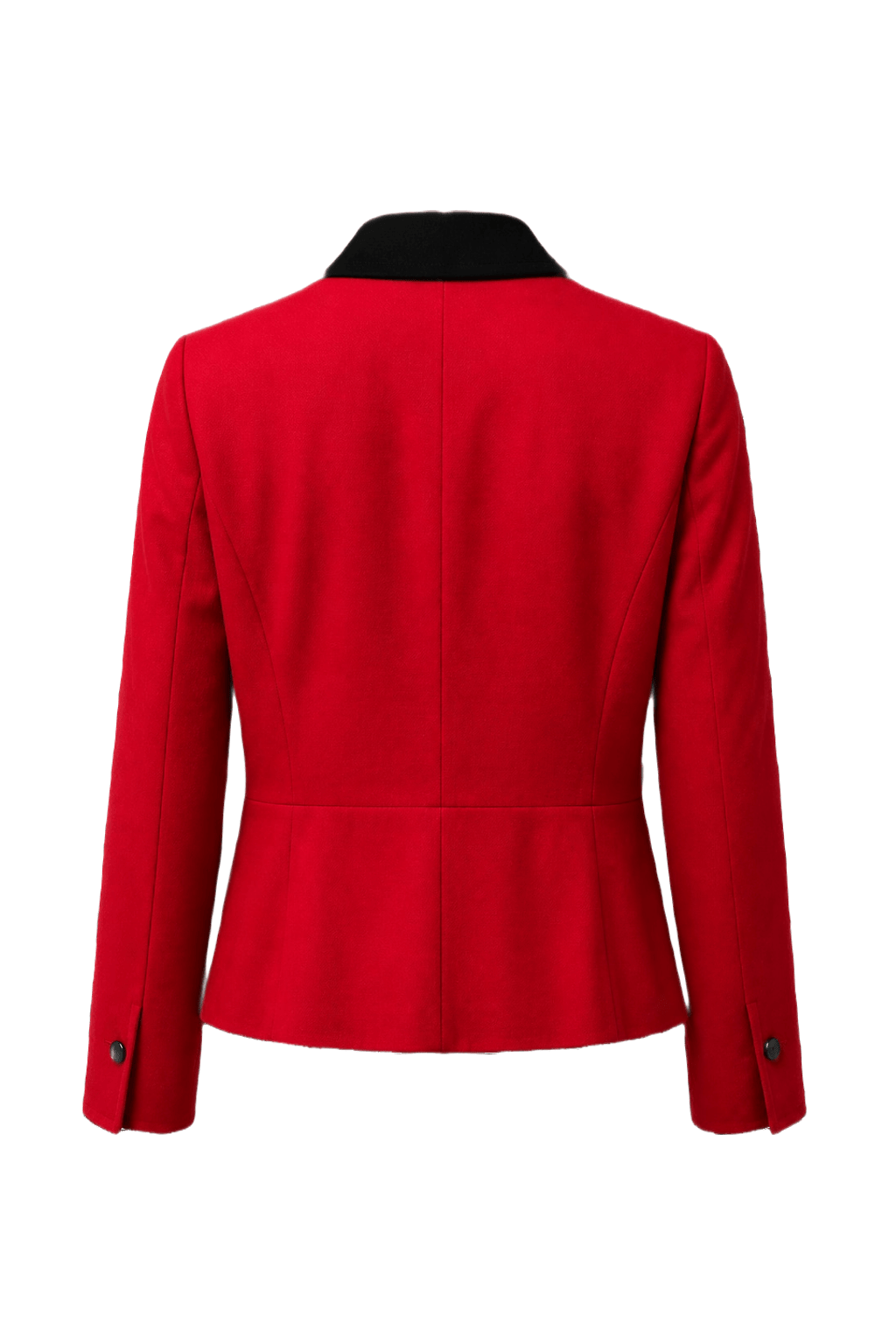 1980s Red Wool Jacket - Back View