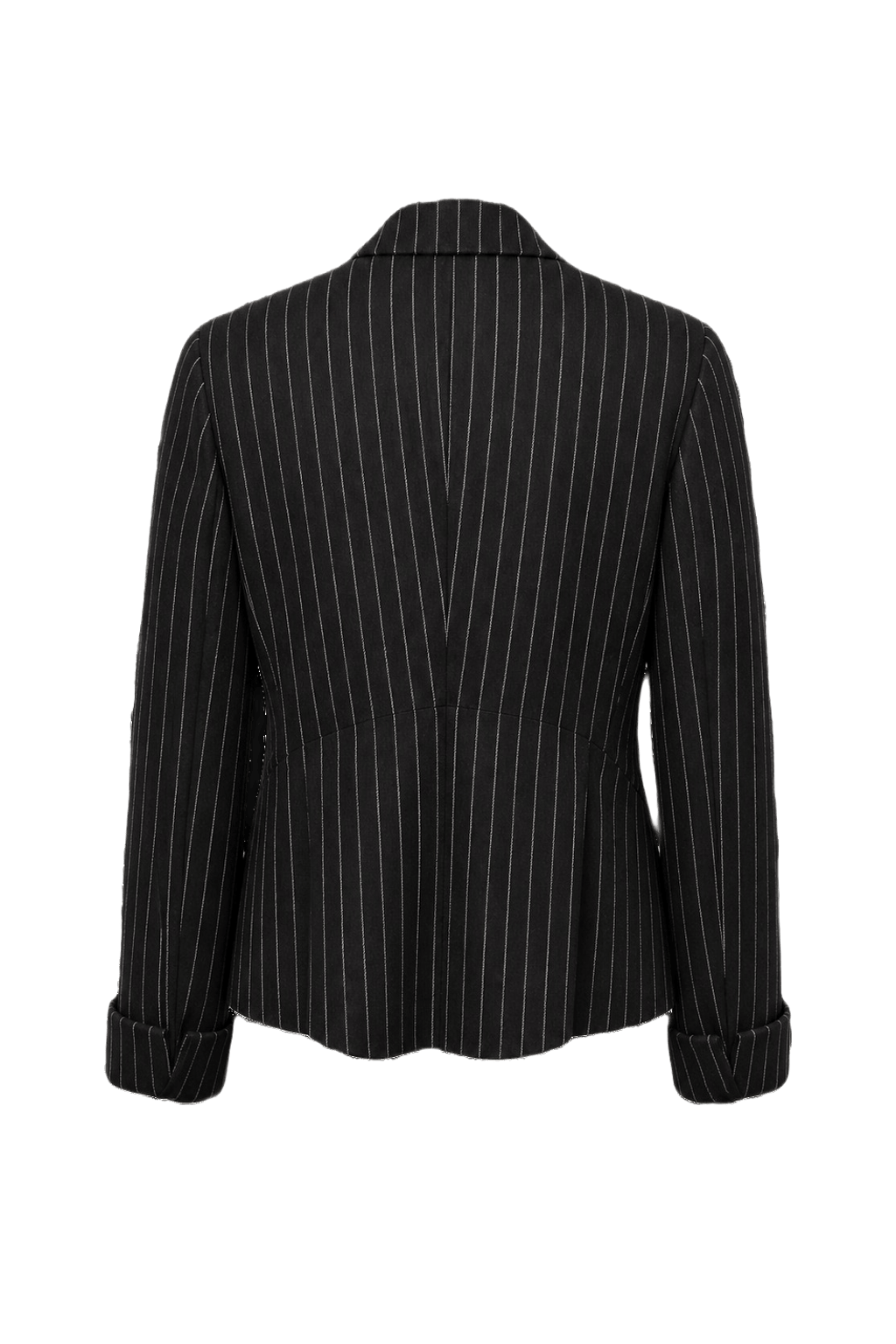 1990s Black Wool Jacket - Back View