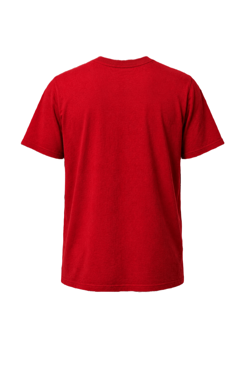 1990s Red Cotton T-Shirt - Back View