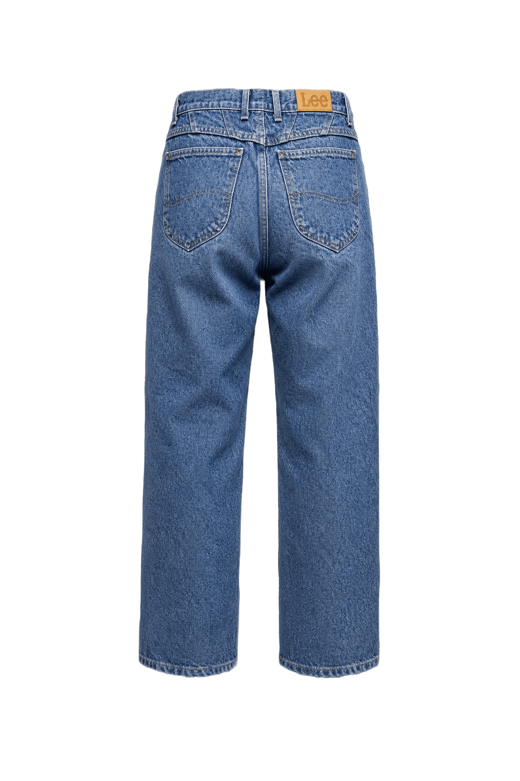 1990s Light Blue Denim Jeans - Back View