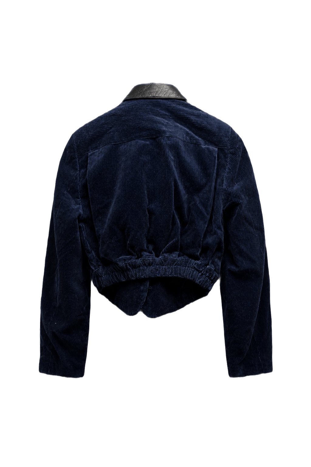 1990s Navy Blue Corduroy Jacket - Back View