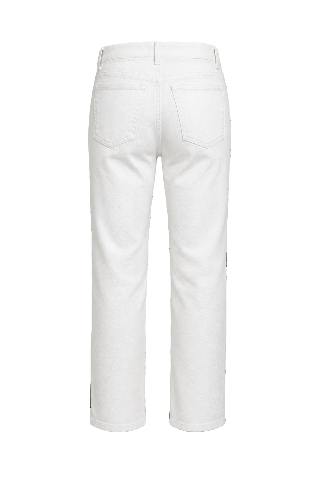 1990s White Denim Pants - Back View
