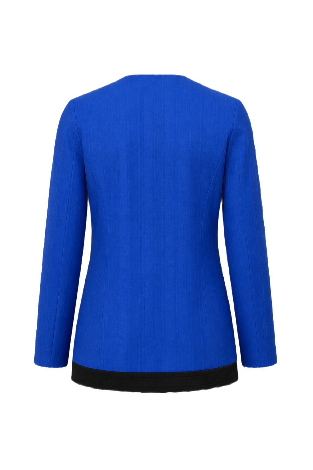 1980s Royal Blue Wool Jacket - Back View