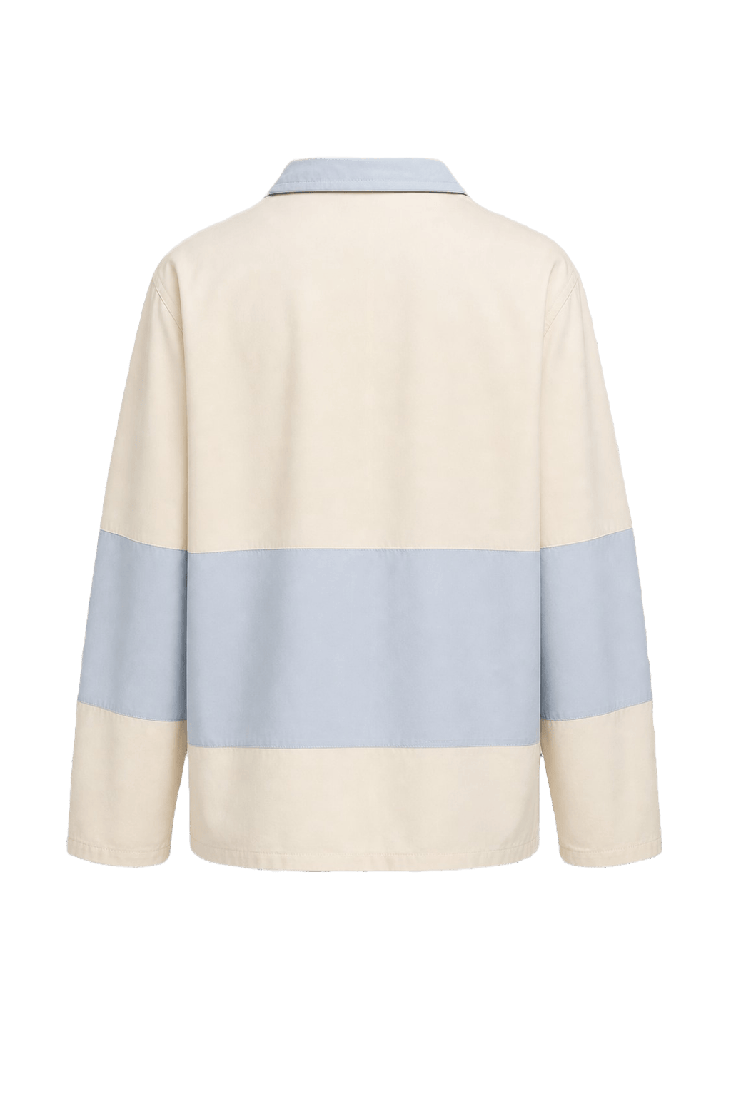 1980s Cream Cotton Jacket - Back View