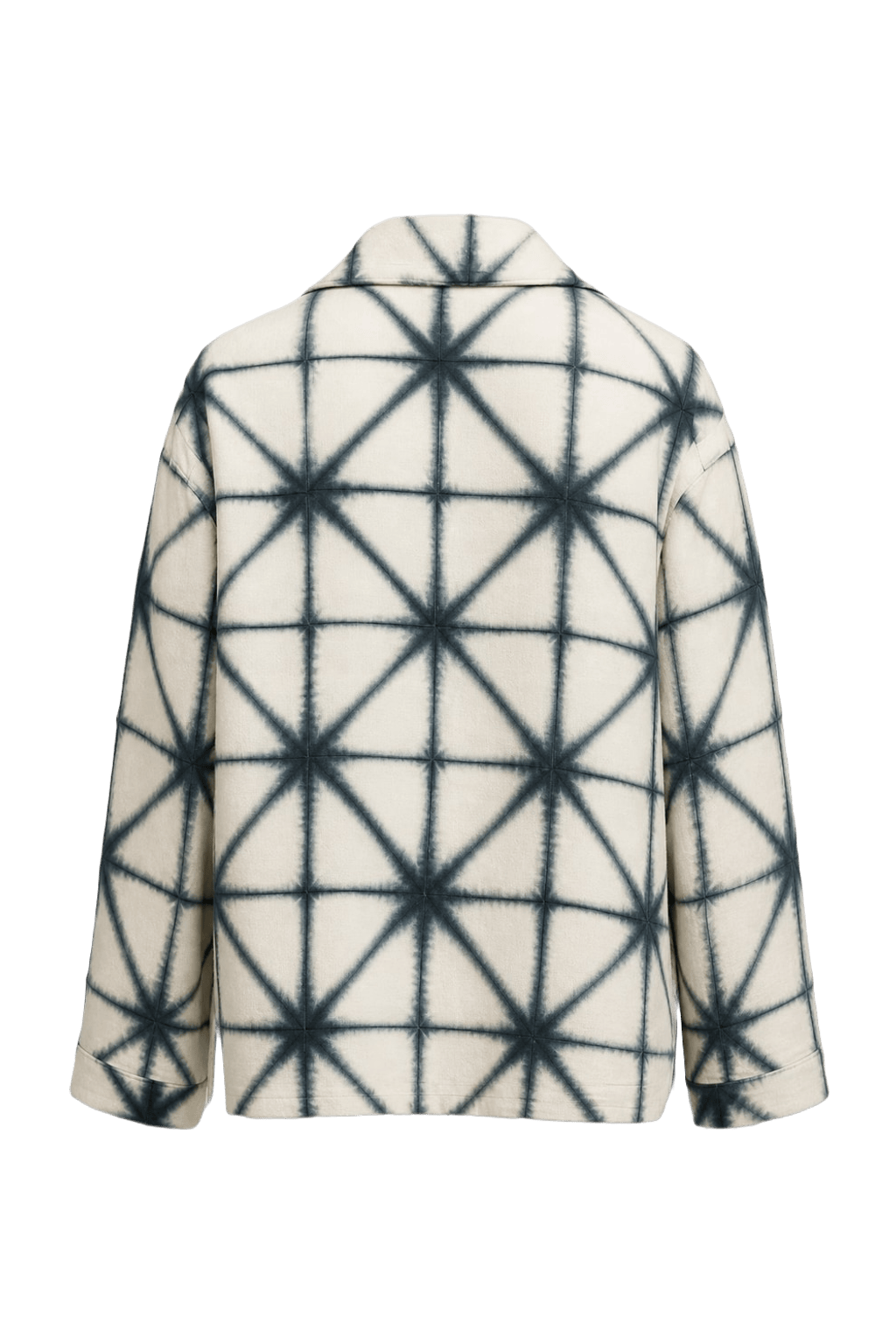 2000s Off-White Cotton Jacket - Back View