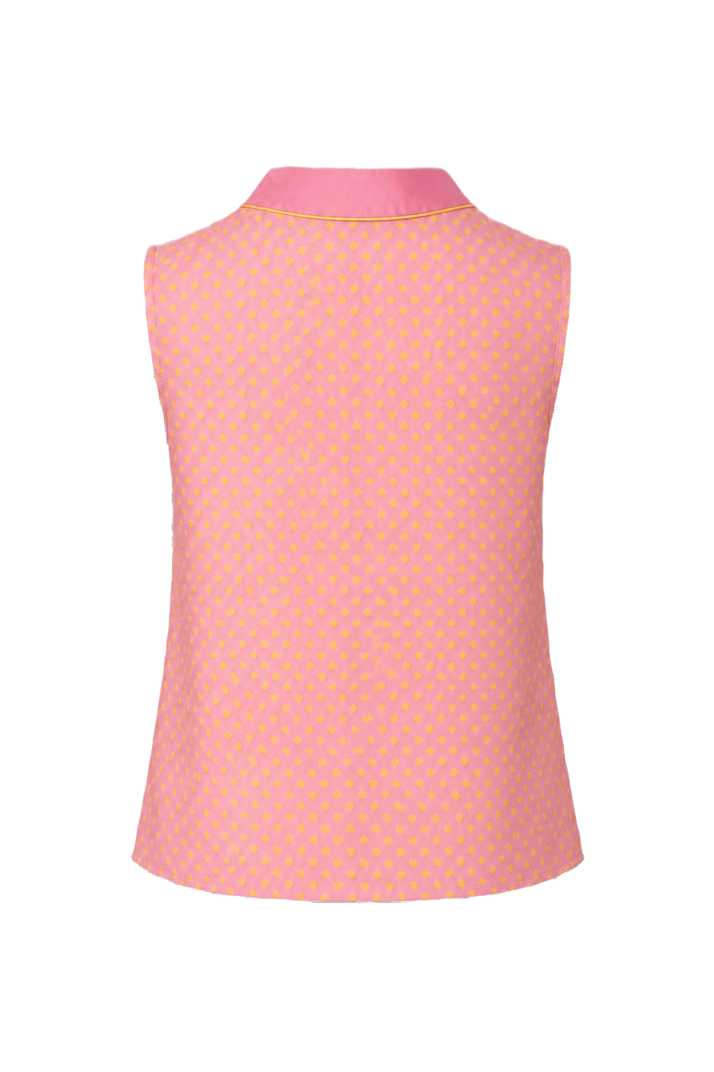 1960s Pink Synthetic Blend Blouse - Back View