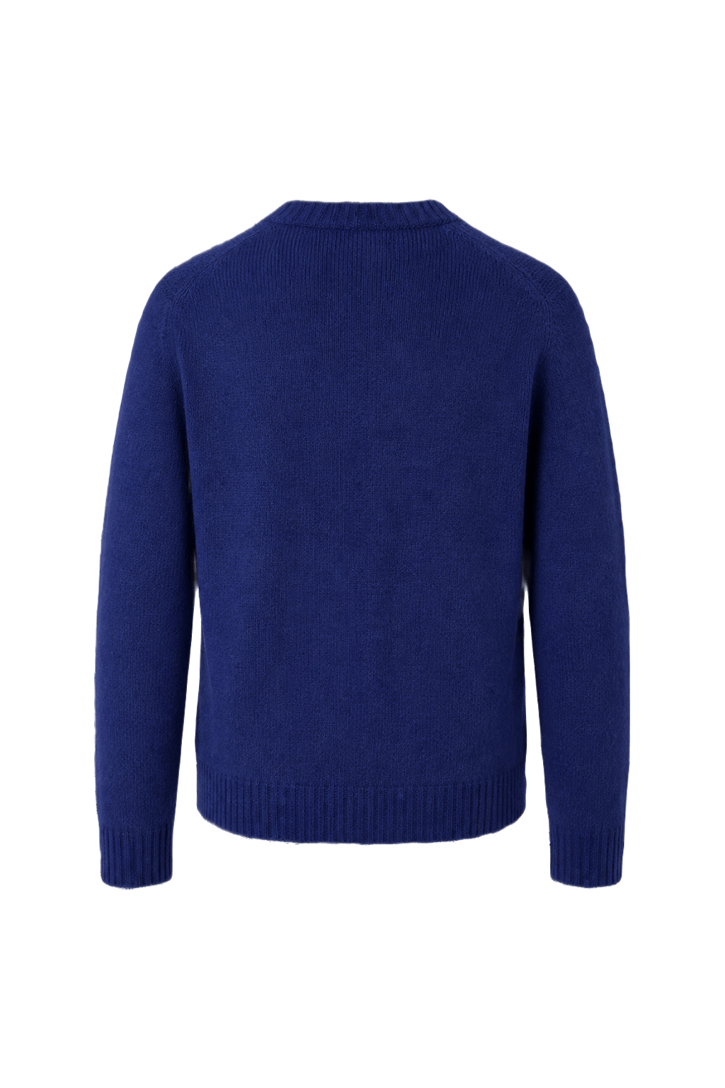 1960s Navy Blue Wool Sweater - Back View