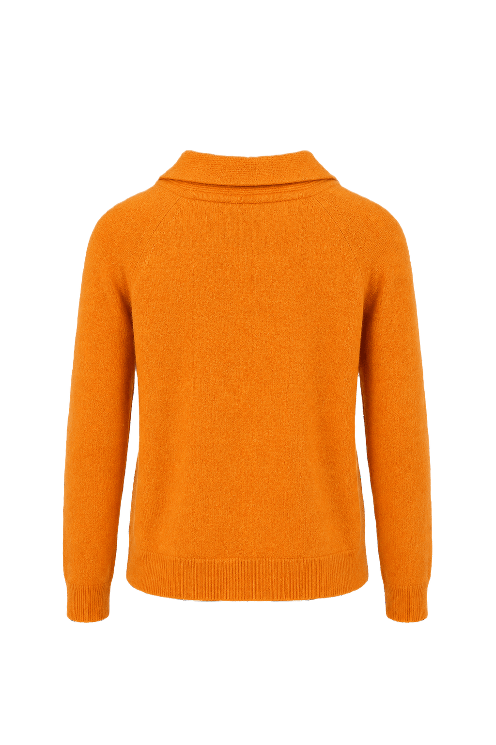 1950s Orange Wool Sweater - Back View