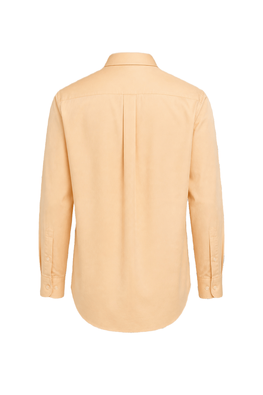 1980s Peach Cotton Shirt - Back View