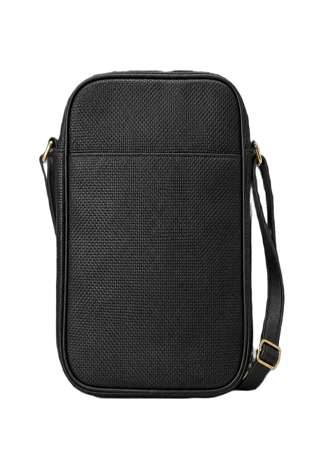 1980s Black Leather Bag - Back View
