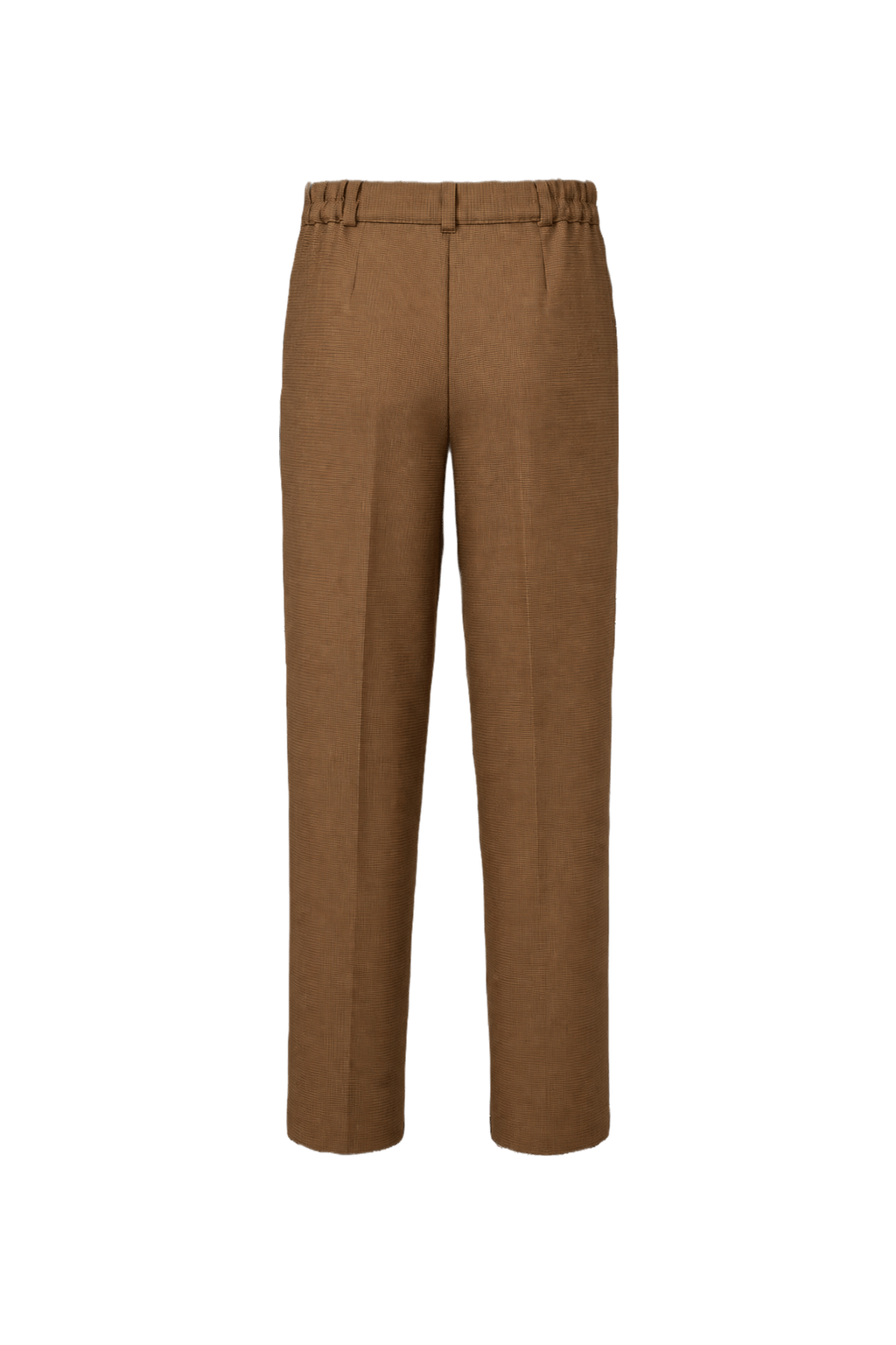 1970s Brown Cotton Trousers - Back View