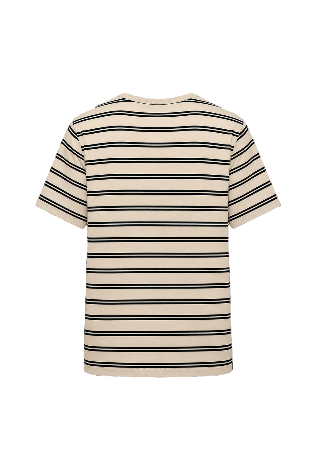 1960s Cream White Cotton T-shirt - Back View
