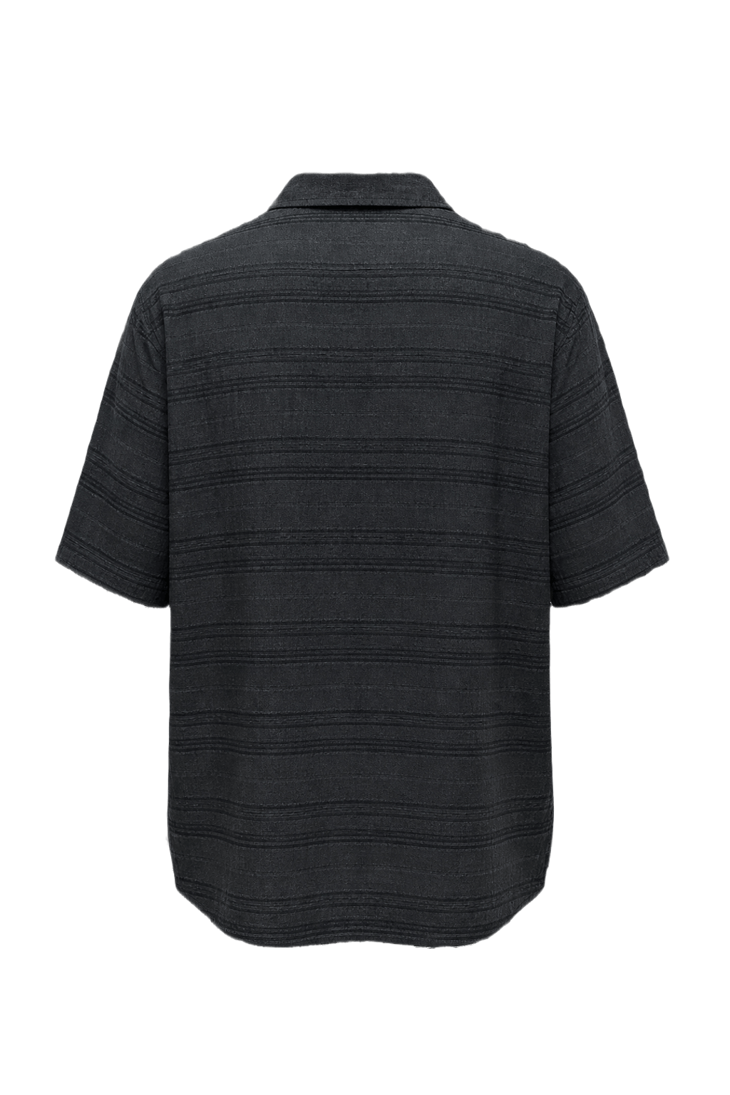 1990s Dark Green Cotton Shirt - Back View