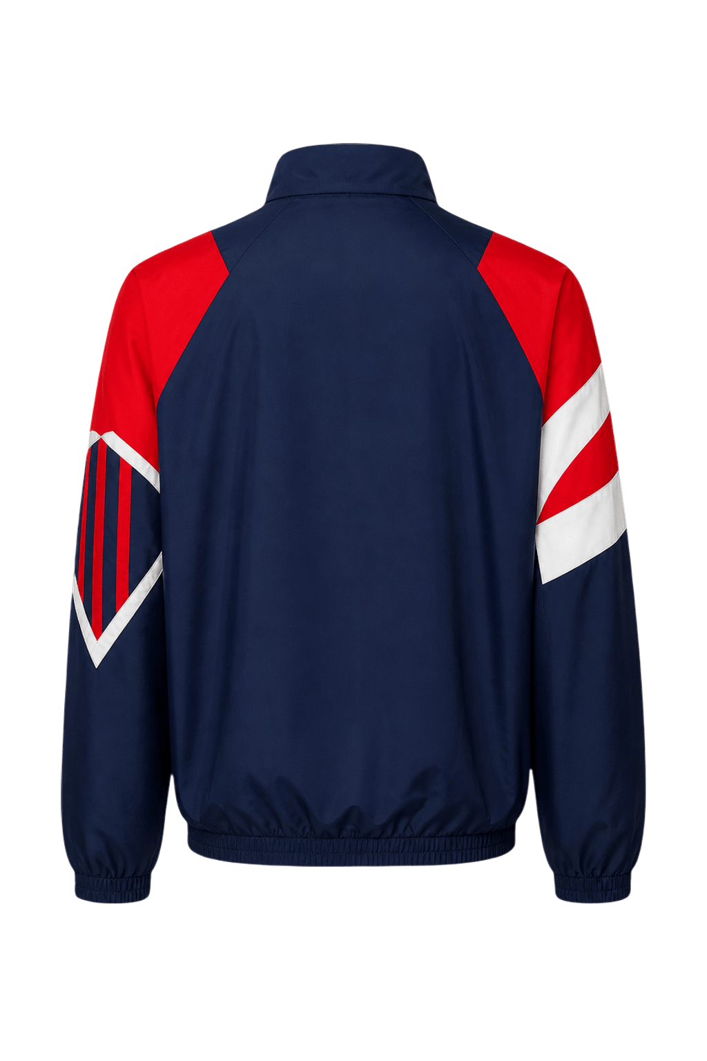 1990s Navy Blue Nylon Jacket - Back View